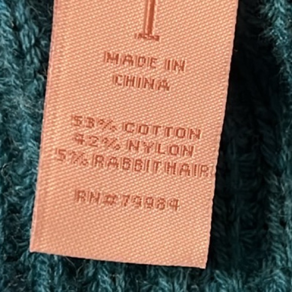 Chico’s Cowl Neck Sweater in Blue, Size Chico One,  Size Small, EUC - Picture 14 of 17